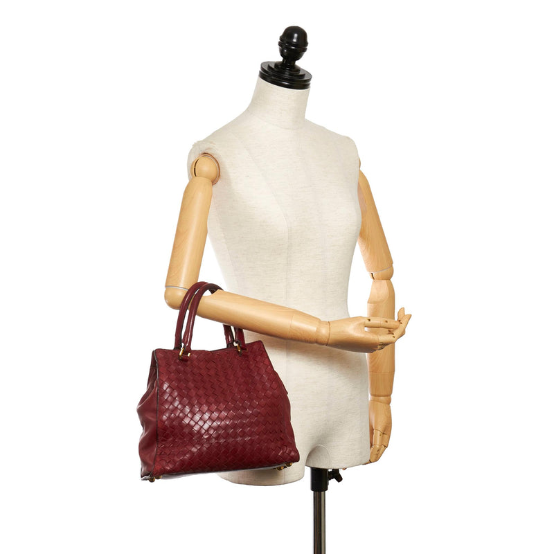Bottega Veneta Intrecciato Leather Handbag (SHG-29242)