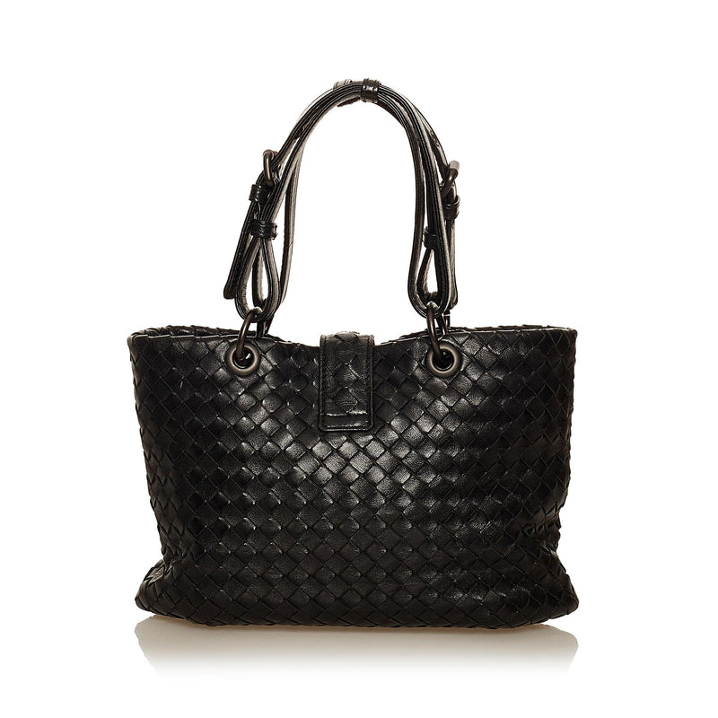 Bottega Veneta Intrecciato Leather Handbag (SHG-29480)