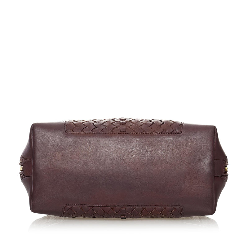 Bottega Veneta Intrecciato Leather Handbag (SHG-31751)