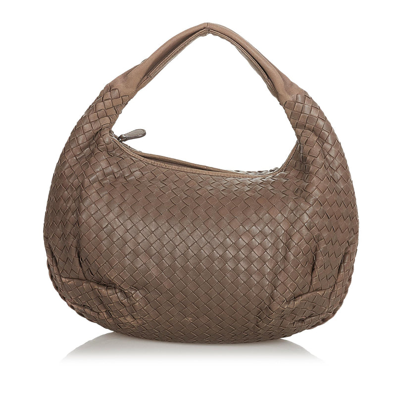 Bottega Veneta Intrecciato Leather Hobo Bag (SHG-25701) – LuxeDH