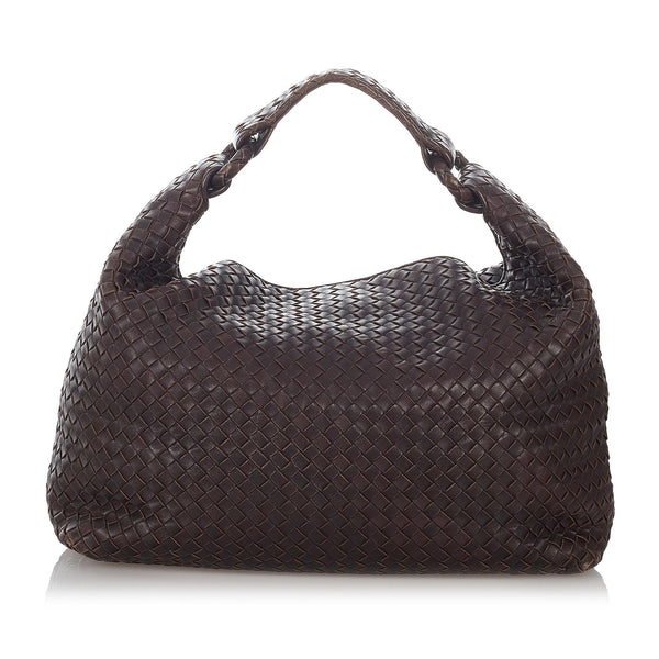 Bottega Veneta Intrecciato Leather Hobo Bag (SHG-26811)