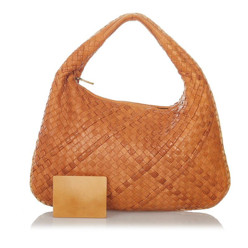 Bottega Veneta Intrecciato Leather Hobo Bag (SHG-26906) – LuxeDH