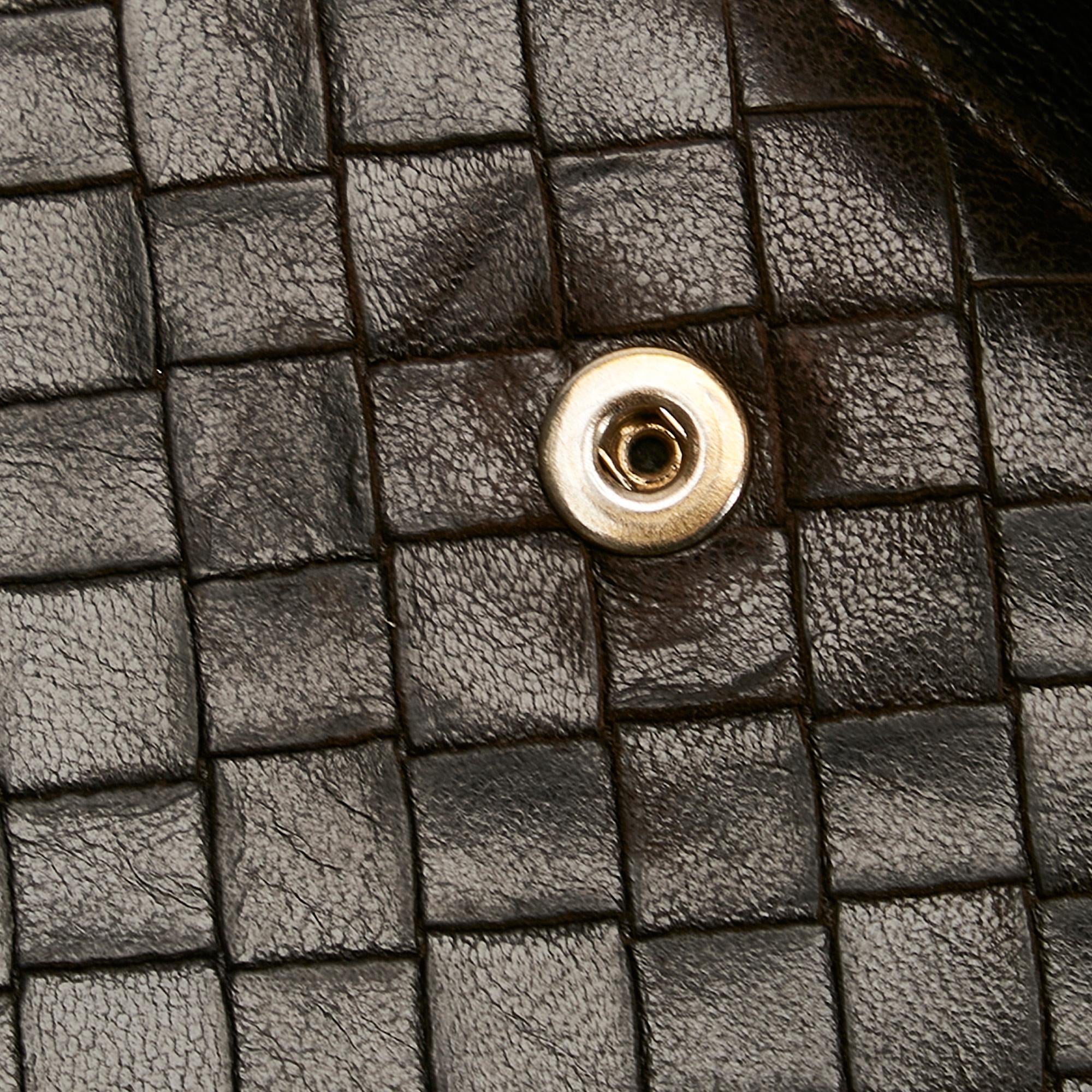 Bottega Veneta Intrecciato Leather Long Wallet (SHG-35975)