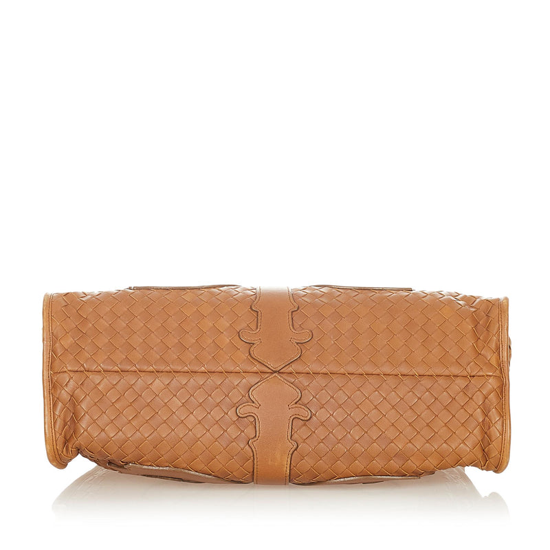 Bottega Veneta Intrecciato Leather Shoulder Bag (SHG-25728)