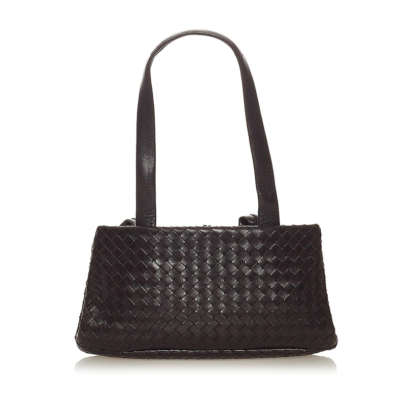 Bottega Veneta Intrecciato Leather Shoulder Bag (SHG-27523)