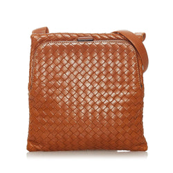 Bottega Veneta Intrecciato Leather Shoulder Bag (SHG-27854)