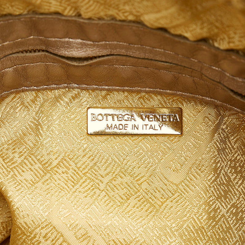 Bottega Veneta Intrecciato Leather Shoulder Bag (SHG-28747)