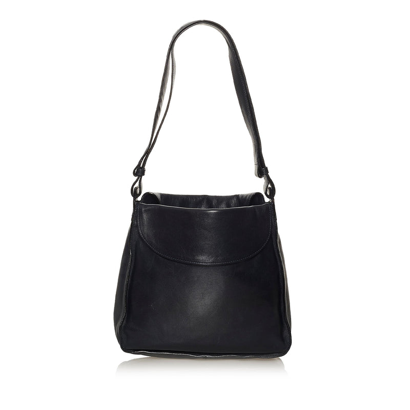 Bottega Veneta Intrecciato Leather Shoulder Bag (SHG-36214)