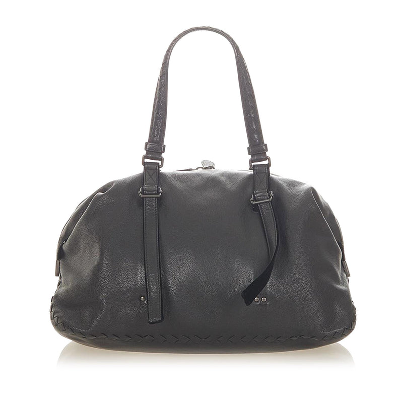 Bottega Veneta Intrecciato Leather Shoulder Bag (SHG-36216)