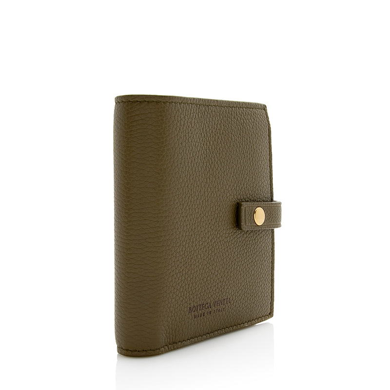 Bottega Veneta Leather Bi-Fold Wallet (SHF-22071)