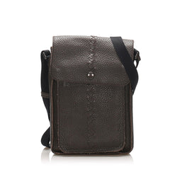 Bottega Veneta Leather Crossbody Bag (SHG-22753)