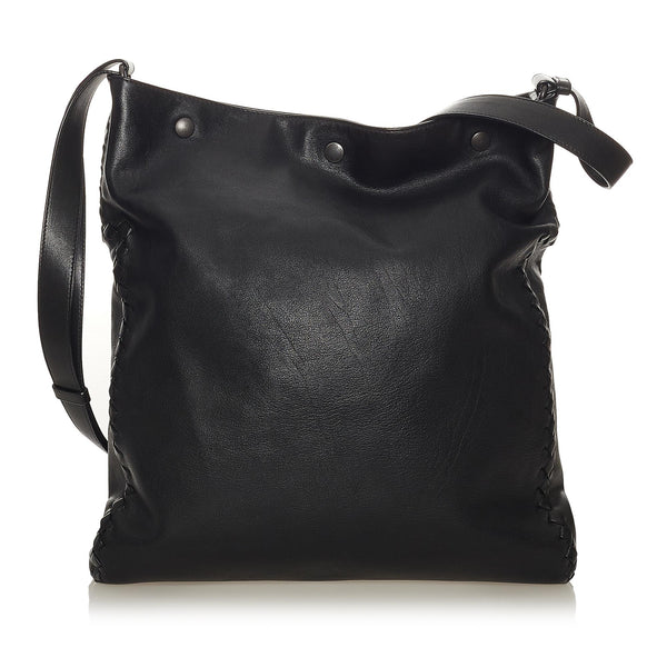 Bottega Veneta Leather Crossbody Bag (SHG-27960)