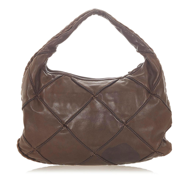 Bottega Veneta Leather Hobo Bag (SHG-20086)
