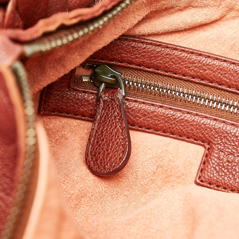 Bottega Veneta Leather Hobo Bag (SHG-28137)