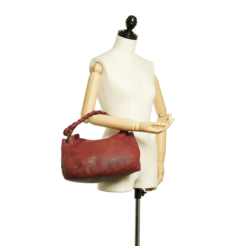 Bottega Veneta Leather Hobo Bag (SHG-28137)