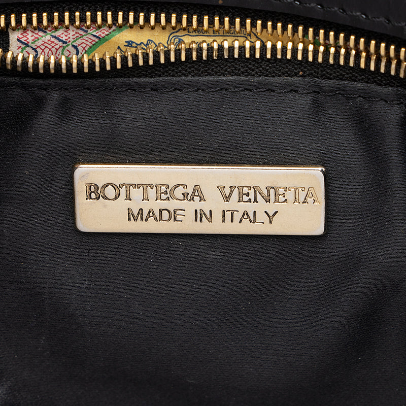 Bottega Veneta Vintage Intercciato Nappa Chain Shoulder Bag (SHF-18301)