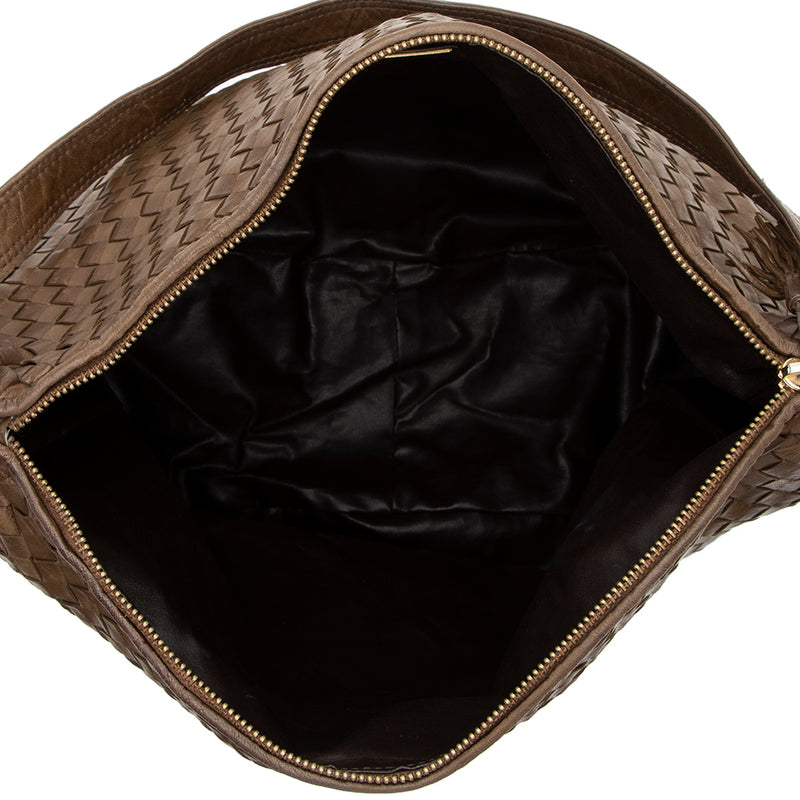 Bottega Veneta Vintage Intrecciato Nappa Crossbody Bag - FINAL SALE (SHF-17600)