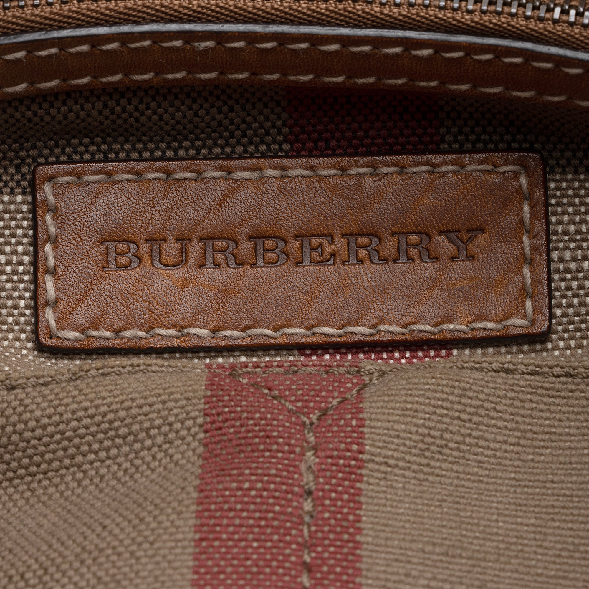 Burberry Canvas Check Susanna Medium Hobo (SHF-22781)