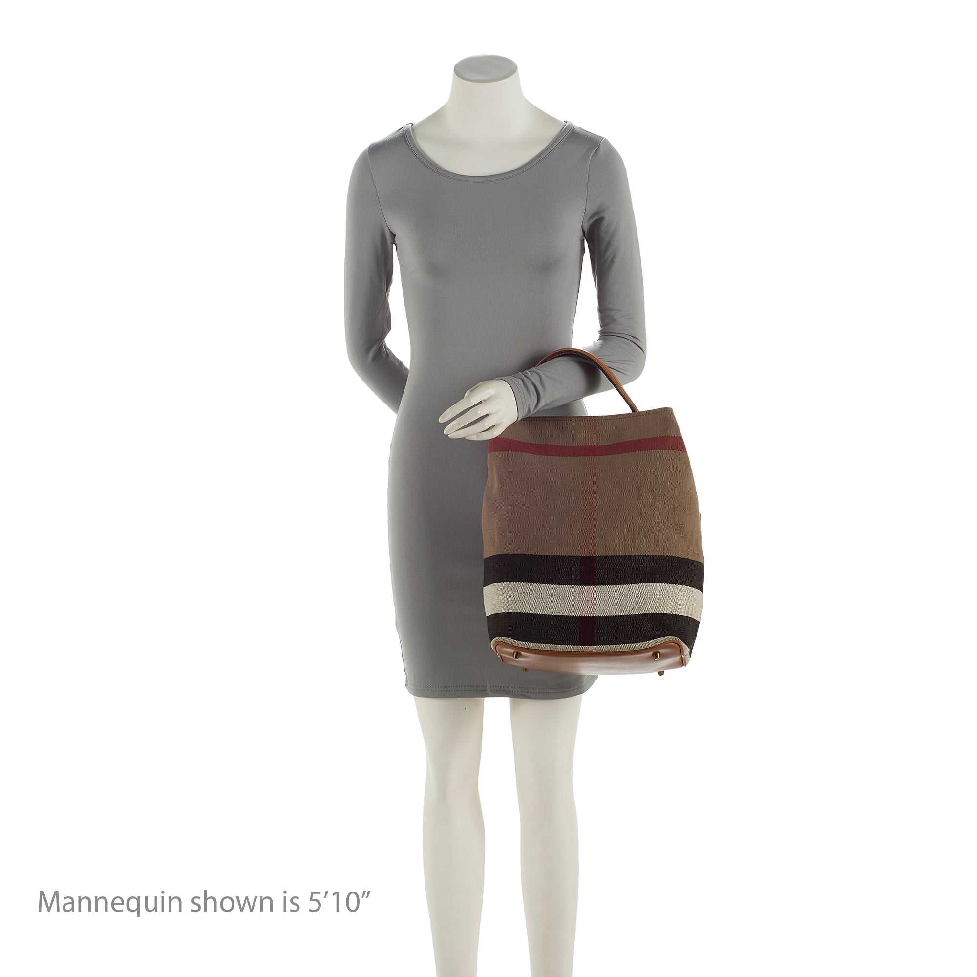 Burberry Canvas Check Susanna Medium Hobo (SHF-22781)