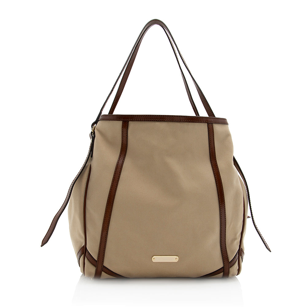 Burberry Canvas Trench Medium Tote (SHF-20780)