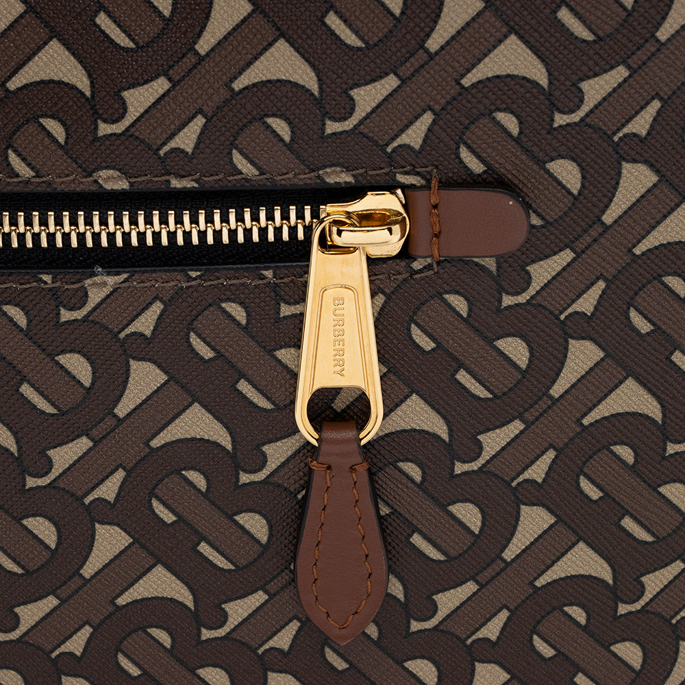 Burberry Coated Canvas Manchester Briefcase (SHF-16909)