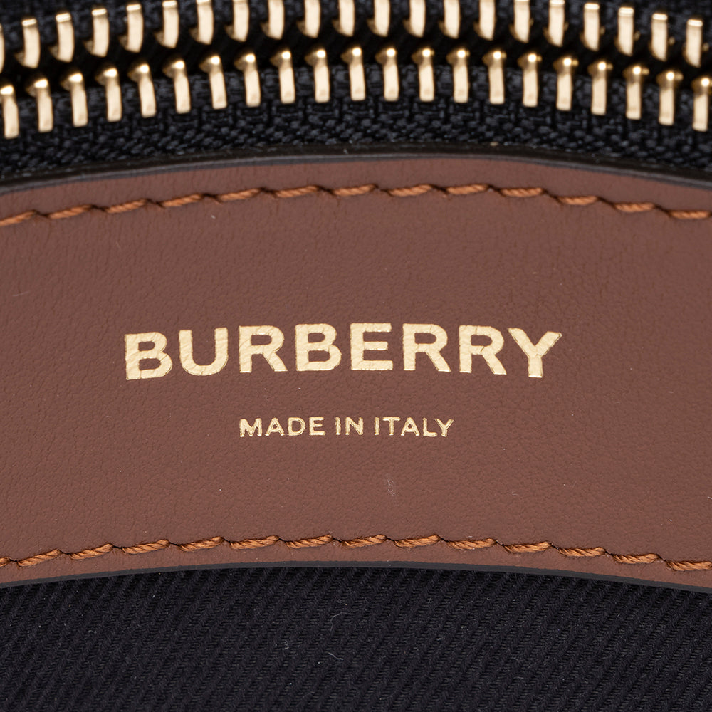 Burberry Coated Canvas Manchester Briefcase (SHF-16909)