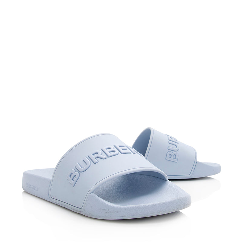 Burberry Furley Logo Slide Sandals - Size 10 / 40 (SHF-21040)