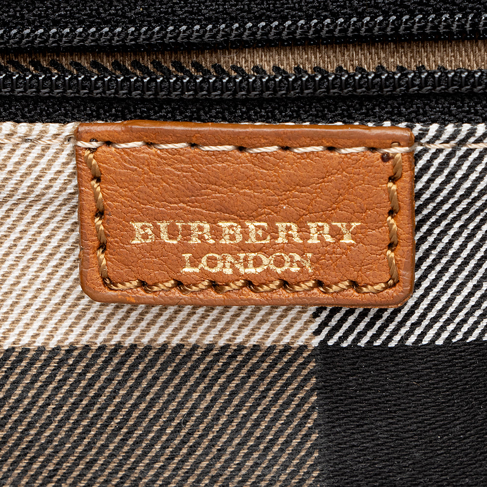 Burberry Grained Leather Shoulder Bag (SHF-20214)