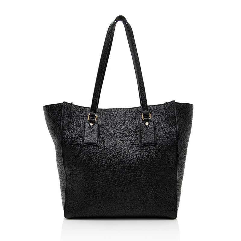 Burberry Grained Leather Woodbury Tote (SHF-18199)