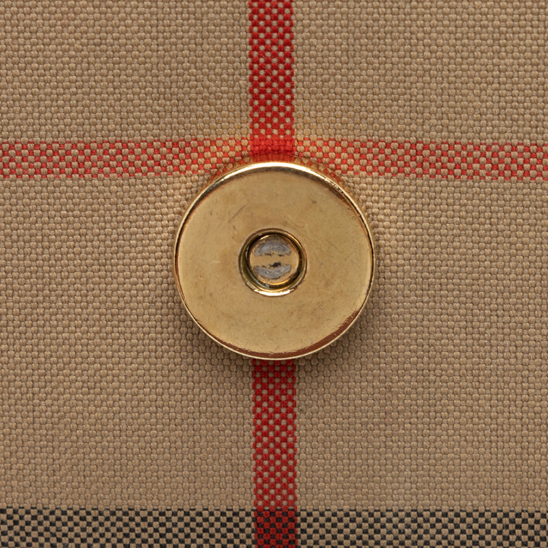 Burberry Grainy Calfskin Vintage Check Hampshire Crossbody Bag (SHF-LGcYMb)