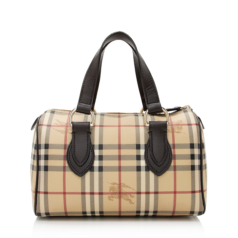 Burberry Haymarket Check Chester Small Satchel (SHF-21674)