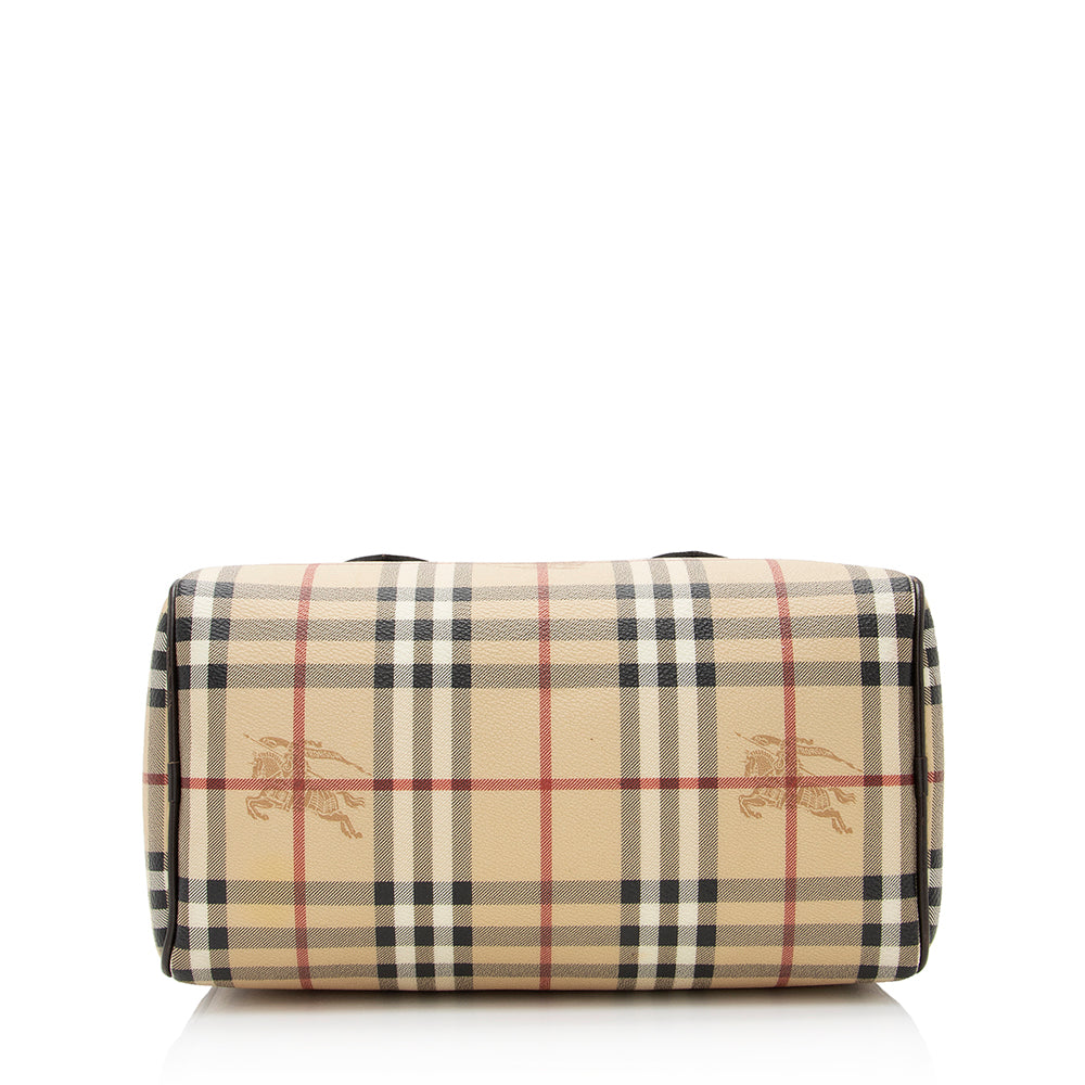 Burberry Haymarket Check Chester Small Satchel (SHF-21674)