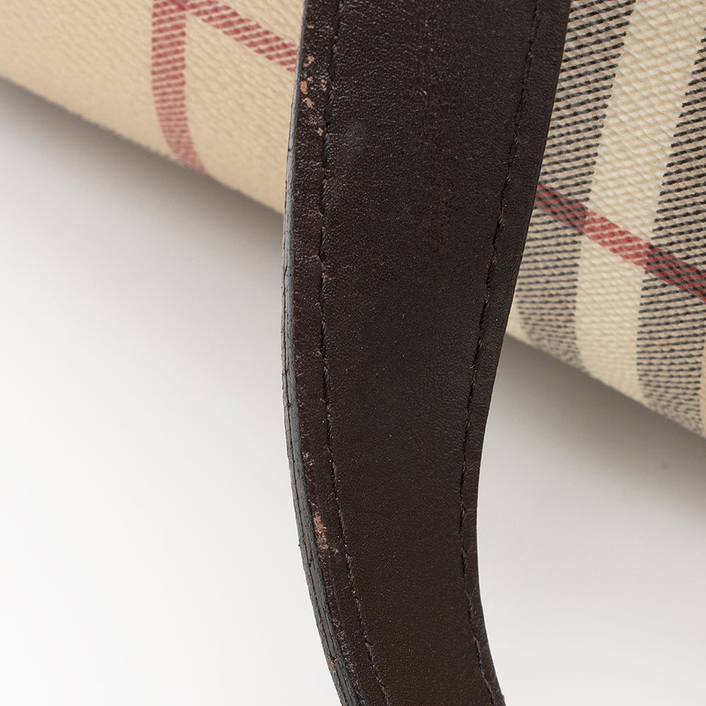 Burberry Haymarket Check Chester Small Satchel (SHF-21674)