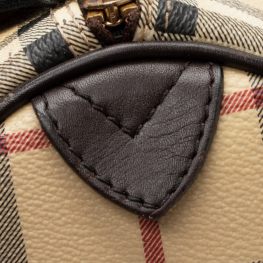 Burberry Haymarket Check Chester Small Satchel (SHF-21674)