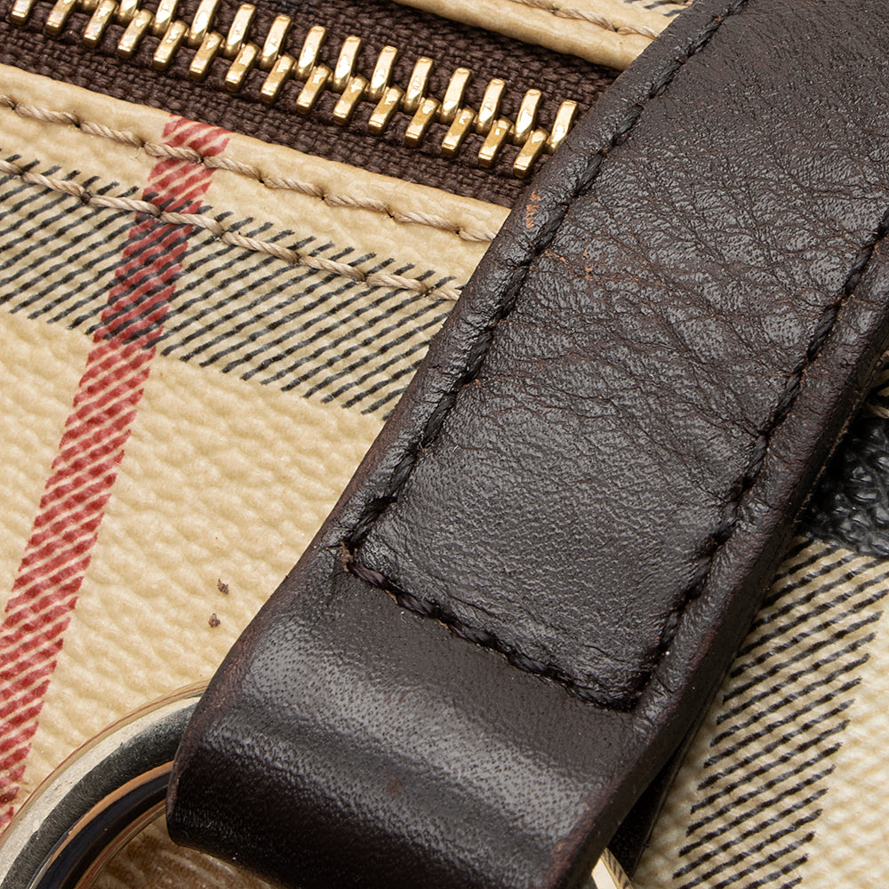 Burberry Haymarket Check Chester Small Satchel (SHF-21674)