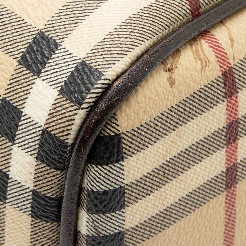 Burberry Haymarket Check Chester Small Satchel (SHF-21674)