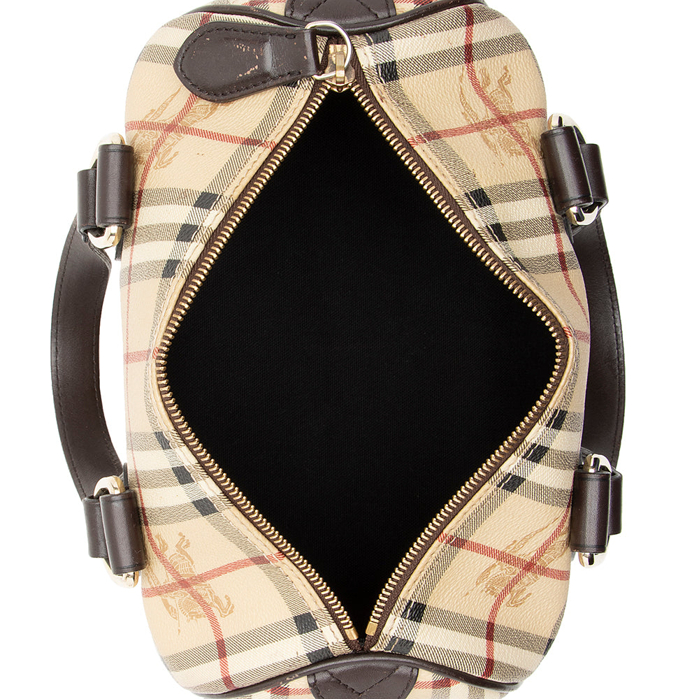Burberry Haymarket Check Chester Small Satchel (SHF-21674)