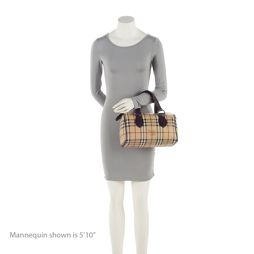 Burberry Haymarket Check Chester Small Satchel (SHF-21674)