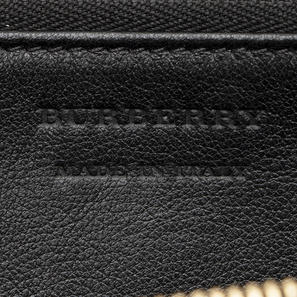 Burberry Haymarket Check Elmore Zip Around Wallet (SHF-20277)