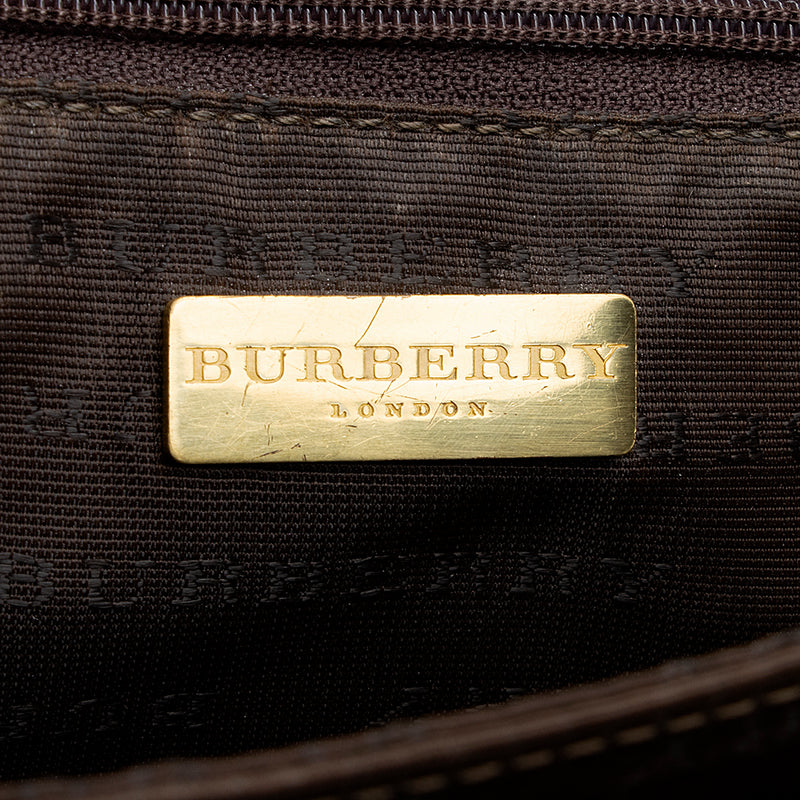 Burberry Haymarket Check Flap Messenger Bag - FINAL SALE (SHF-18819)