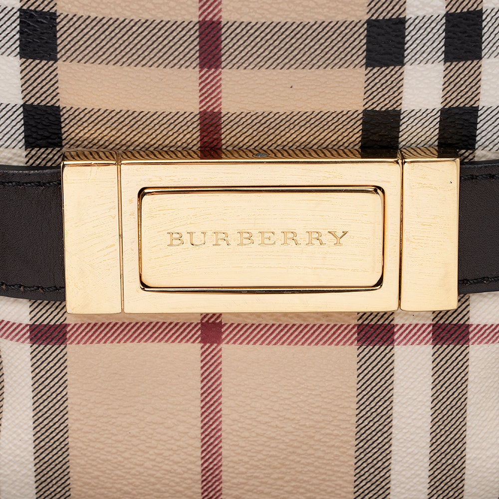 Burberry Haymarket Check Golderton Tote (SHF-18695)