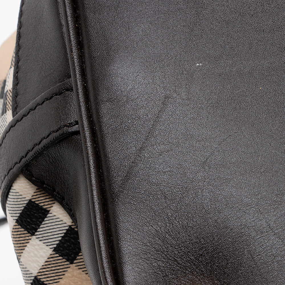 Burberry Haymarket Check Golderton Tote (SHF-18695)