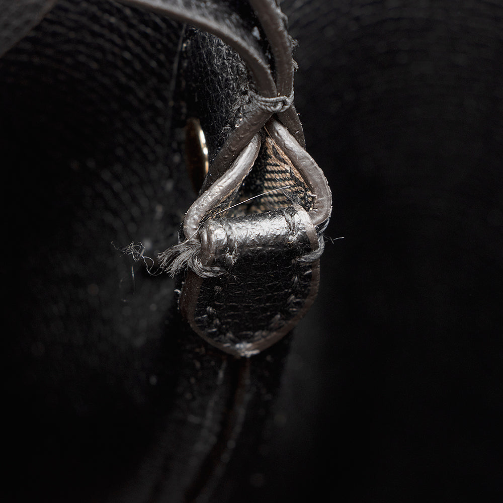 Burberry Haymarket Check Lorne Small Bucket Bag (SHF-18602)