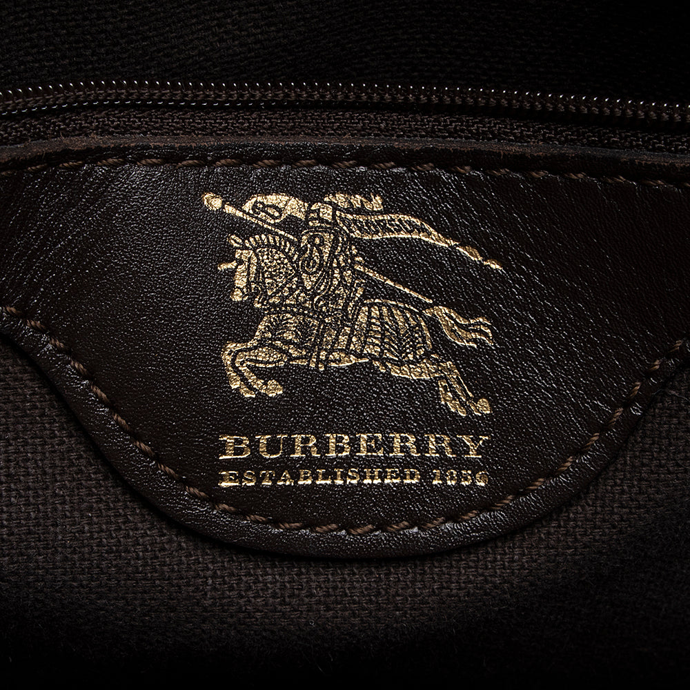 Burberry Haymarket Check Medium Tote (SHF-19038)