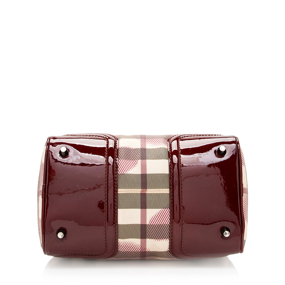 Burberry Heart Check Boston Small Satchel (SHF-19966)