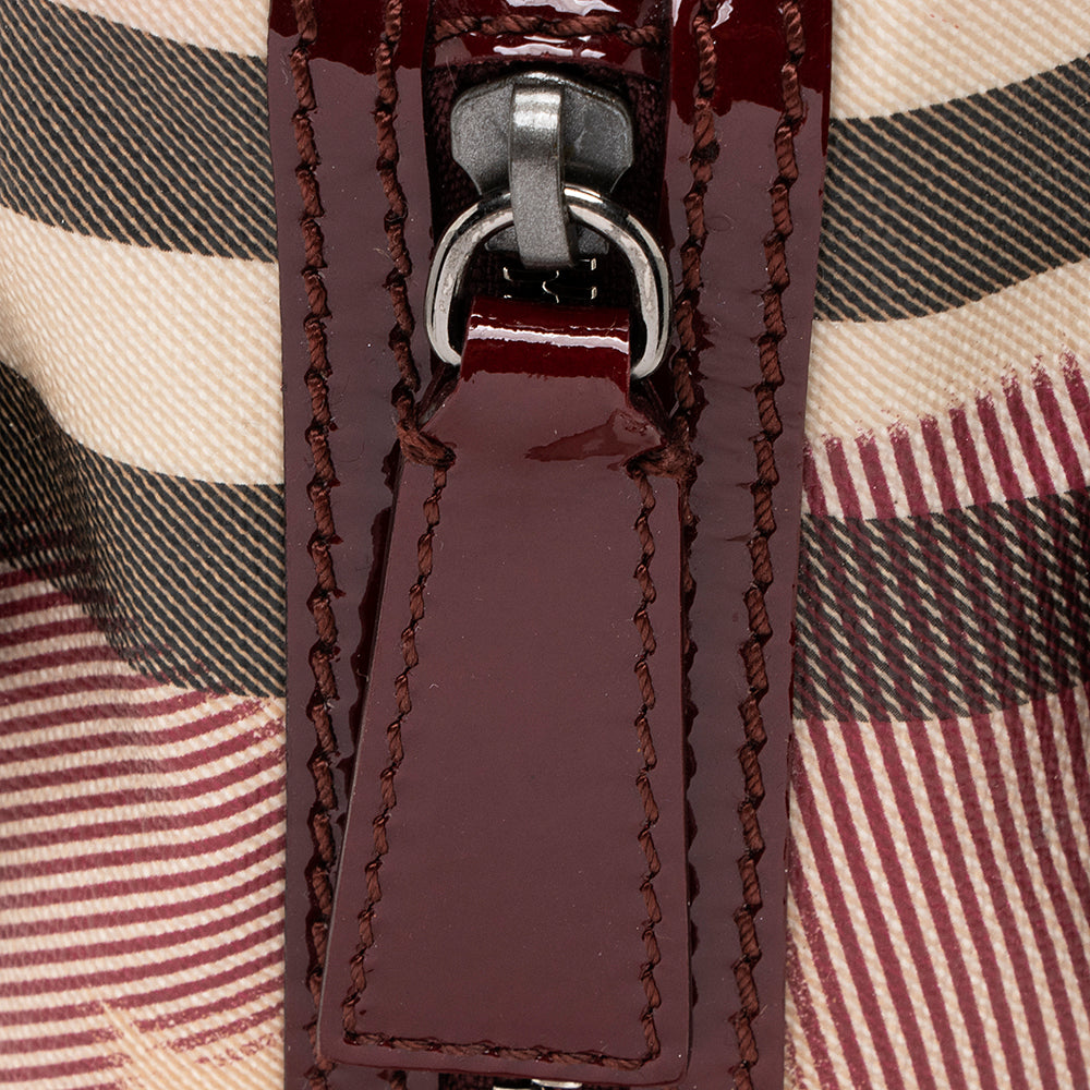 Burberry Heart Check Boston Small Satchel (SHF-19966)