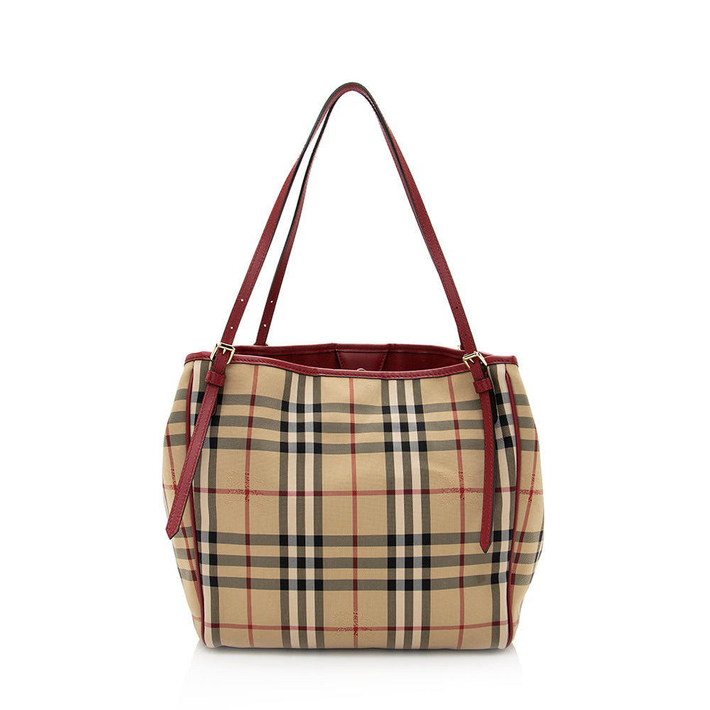 Burberry Horseferry Check Canterbury Small Tote (SHF-20419)