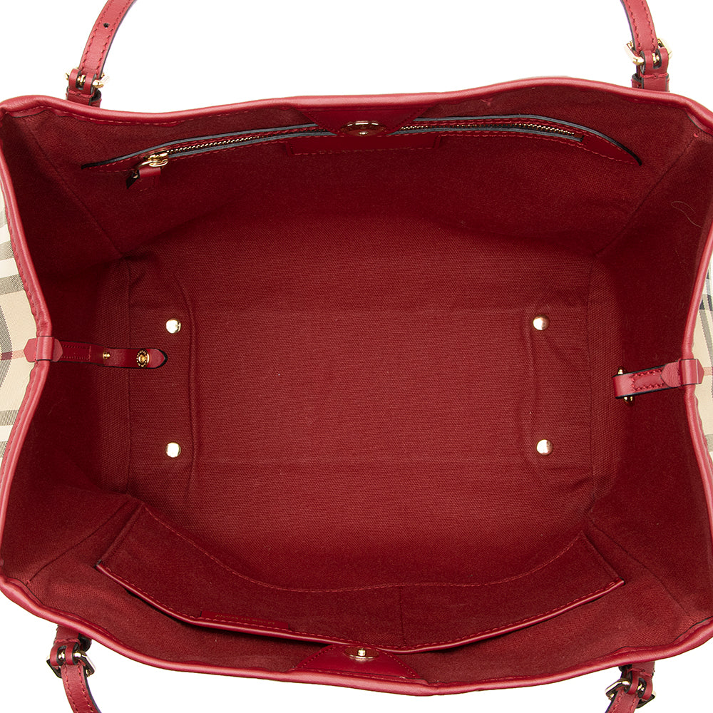 Burberry Horseferry Check Canterbury Small Tote (SHF-20419)