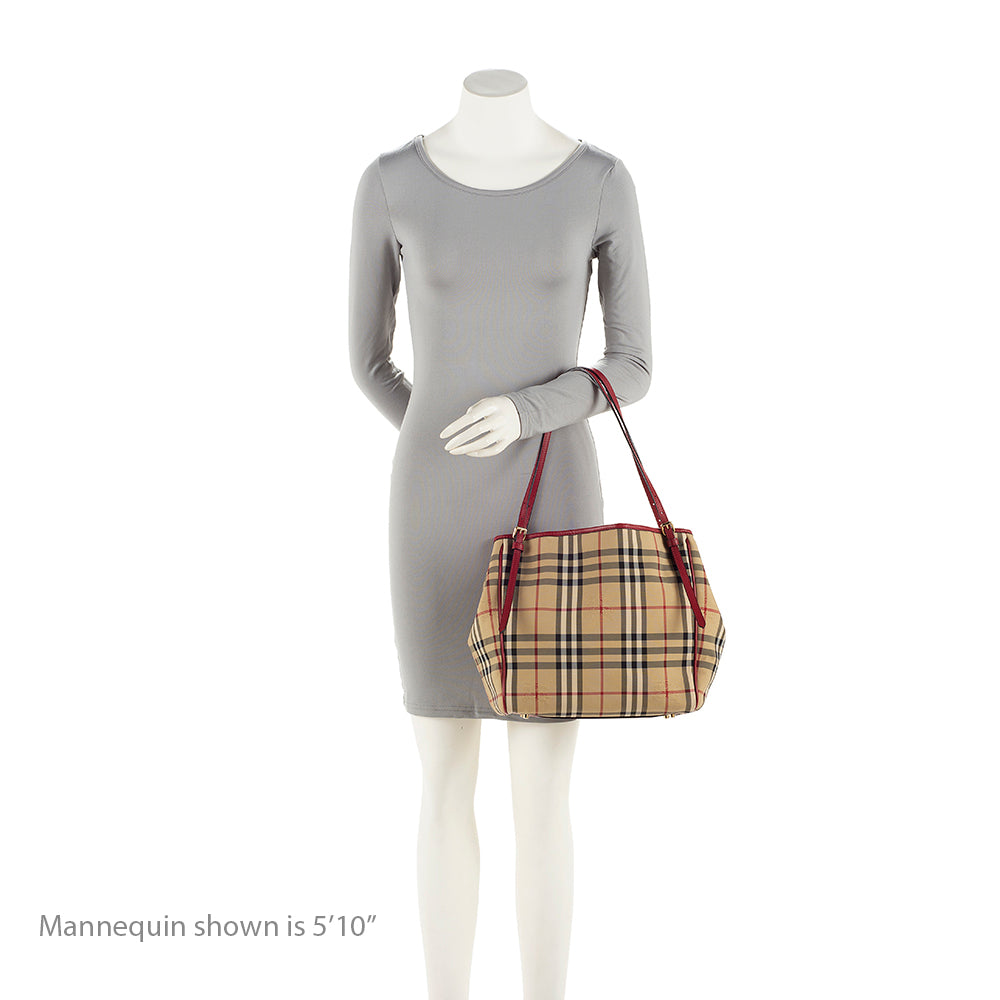 Burberry Horseferry Check Canterbury Small Tote (SHF-20419)