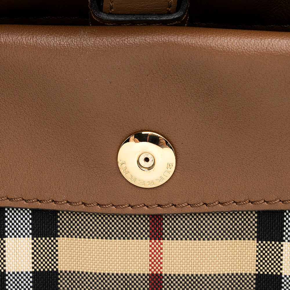 Burberry Horseferry Check Leah Crossbody Bag (SHF-20731)